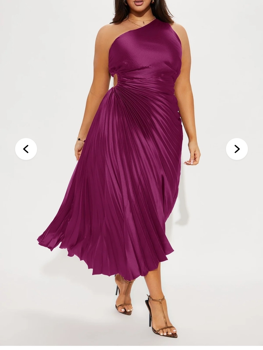 Belle Satin Maxi Dress